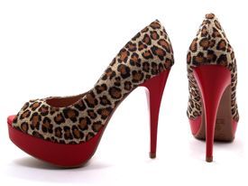 SUPER PEEP TOE ANIMAL PRINT ONÇA II